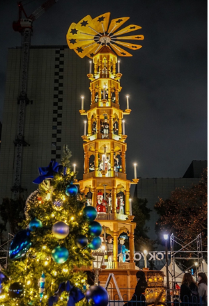 クリスマスピラミッドを見にいこう！【東京クリスマスマーケット2023 